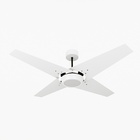 Ventilador De Teto Natuvent Callis Led 4 Pás Madeira Branco 3