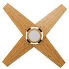 Ventilador De Teto Natuvent Callis Led 4 Pás Madeira Freijó 3