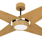 Ventilador De Teto Natuvent Callis Led 4 Pás Madeira Freijó 3