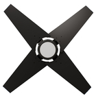 Ventilador De Teto Natuvent Callis Led 4 Pás Madeira Preto 65