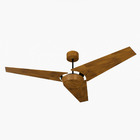 Ventilador De Teto Natuvent Callis No Light 3 Pás Madeira Imb