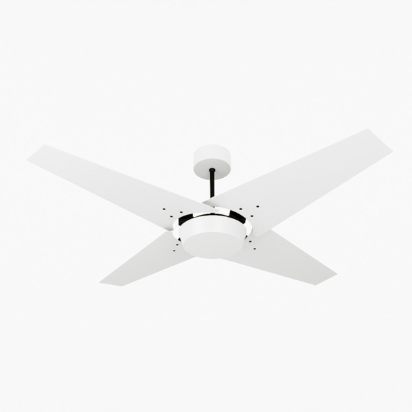 Ventilador De Teto Natuvent Callis No Light 4 Pás Madeira Bra