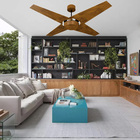 Ventilador De Teto Natuvent Callis No Light 4 Pás Madeira Imb