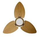 Ventilador De Teto Natuvent Dahlia Led 3 Pás Madeira Freijó 4