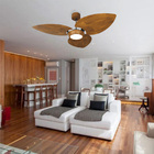 Ventilador De Teto Natuvent Dahlia Led 3 Pás Madeira Imbuia 3