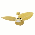 Ventilador De Teto Natuvent Dahlia Led 3 Pás Madeira Pinus 40