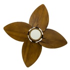 Ventilador De Teto Natuvent Dahlia Led 4 Pás Madeira Imbuia 3