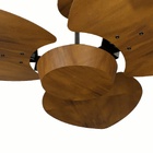 Ventilador De Teto Natuvent Dahlia No Light 3 Pás Madeira Imb