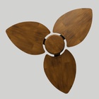 Ventilador De Teto Natuvent Dahlia No Light 3 Pás Madeira Imb