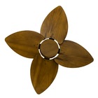 Ventilador De Teto Natuvent Dahlia No Light 4 Pás Madeira Imb