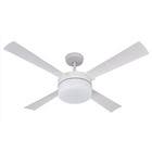 Ventilador de Teto Efyx Nauta Alumínio e Policarbonato Branco 4 pás 250V (220V)
