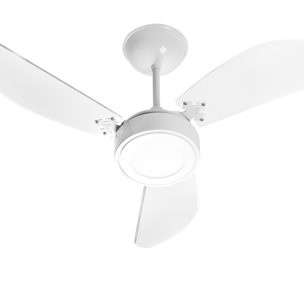 Ventilador De Teto New Cristal Led Branco 110v+controle Rem.