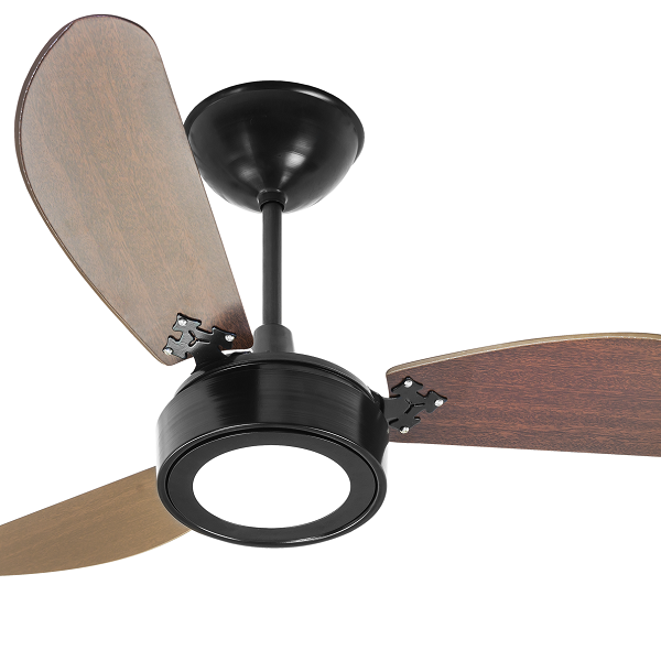 Ventilador De Teto New Light Led Pr/tb 110v+controle Remoto