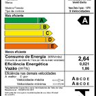 Ventilador De Teto New Zeta Com 4 Pás Mdf Branco/mogno 220v