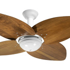 Ventilador De Teto Office Jet Aspen Venti-delta Branco Imbuia