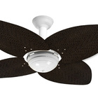 Ventilador De Teto Office Jet Aspen Venti-delta Branco Rattan