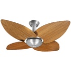 Ventilador De Teto Office Jet Aspen Venti-delta Prata 4pás Fr