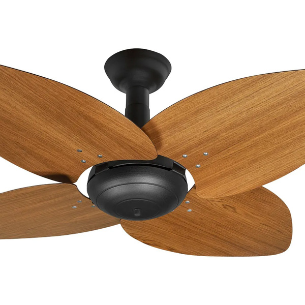 Ventilador De Teto Office Jet Aspen Venti-delta Preto Freijó