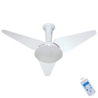 Ventilador de Teto Omena Branco 110V 3 Pás com Controle