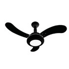 Ventilador De Teto One Led 6000k Venti-delta Preto