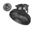 Ventilador De Teto Orbital 360 Loren Sid 30cm Turbo Preto Biv