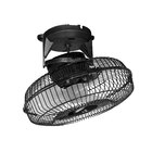 Ventilador De Teto Orbital Turbo 30cm Loren Sid Bivolt Preto