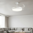 Ventilador de Teto Plafon com Controle Remoto Led Air Blow Pá