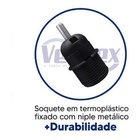 Ventilador de Teto Preto Rico Motor Grande Tulipa Pera 220v 1