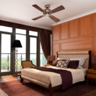 Ventilador De Teto Residencial Bayport Metal Antigo Hunter Fa