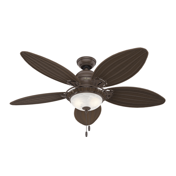 Ventilador De Teto Residencial Caribbean Breeze Vime Marrom H