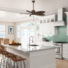 Ventilador De Teto Residencial Caribbean Breeze Vime Marrom H