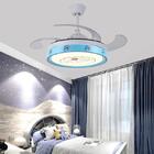 Ventilador De Teto Retrátil Infantil Led Bluetooth Gato