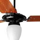 Ventilador De Teto Rico 3 Pás Ventex Preto E Mogno