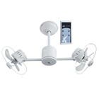 Ventilador de Teto sem Luminária 6 pás Branco Infinit Treviso Bivolt