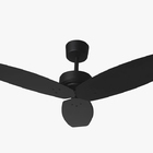 Ventilador De Teto Sevilha Preto Fosco 130w 127v Tron