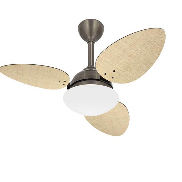 Ventilador De Teto Silencioso Pétalo 3 Pás Palha Ventax 110v | Leroy Merlin