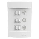 Ventilador De Teto Smart Branco 3 Pás Com Luminária Aliseu 22