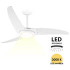 Ventilador De Teto Spirit 303 Branco Led Amarelo Repelente Co