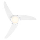 Ventilador De Teto Spirit 303 Branco Led Amarelo Repelente Co