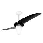 Ventilador de Teto Spirit 201 Black Piano Lustre Cônico - 127V