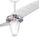 Ventilador De Teto Spirit 201 Cristal Lustre Cônico 127v
