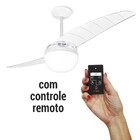 Ventilador De Teto Spirit 202 Cristal Globo Controle Remoto -