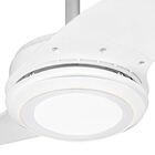 Ventilador De Teto Spirit 203 Branco Led Bluetooth Controlado