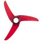 Ventilador de Teto Spirit 301 Vermelho Lustre Cônico - 127V