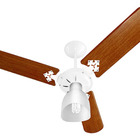 Ventilador De Teto Super Delta Pêra Branco 127v Ventidelta