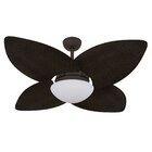 Ventilador De Teto Texturizado Vidro Fechado Dunamis Pá Palma