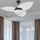 Ventilador De Teto Texturizado Vidro Fechado Dunamis Pá S3 Pa