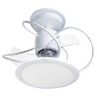Ventilador De Teto Treviso Branco Confort Led 3000k Bivolt