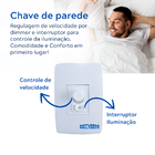 Ventilador De Teto Treviso Branco Elegance Led Bivolt