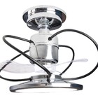 Ventilador De Teto Treviso Cromado Confort Led Contrl Remoto